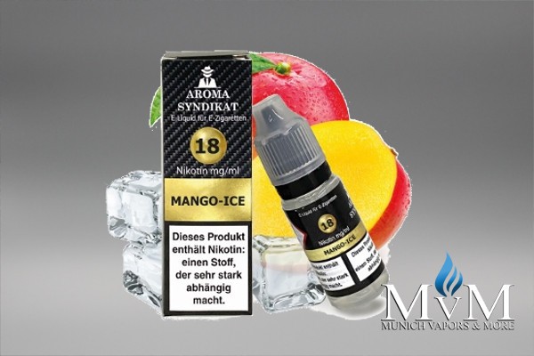 eLiquid, Salt Nic, Aroma Syndikat, Mango Ice, 10ml, 18mg
