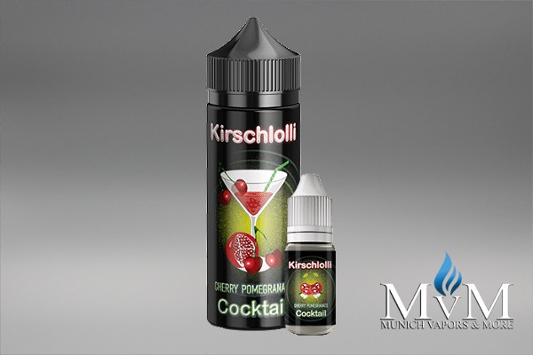 E-Zigarette, eLiquid, Fill Up, Short Fill ,Kirschlolli, Cherry Pomgranate, Aroma, 10 ml