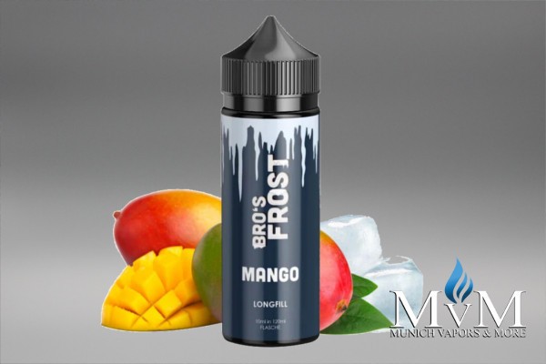 E-Zigarette, eLiquid, Fill Up,Bro's Frost, Mango, Aroma, 10 ml
