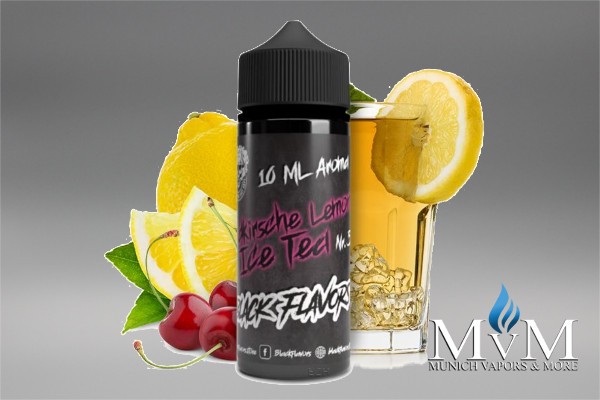 Black Flavors - Wildkirsche Lemon Ice Tea - Aroma - 10ml